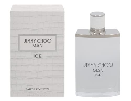 JIMMY CHOO Man Ice Eau de Toilette - Long Lasting Fragrance with notes of Mandarin, Patchouli Moss - Musky Woody - 3.3 fl. oz.