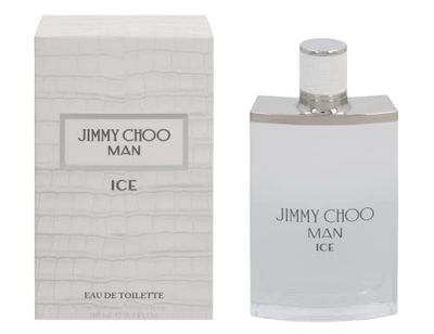 JIMMY CHOO Man Ice Eau de Toilette - Long Lasting Fragrance with notes of Mandarin, Patchouli Moss - Musky Woody - 3.3 fl. oz.