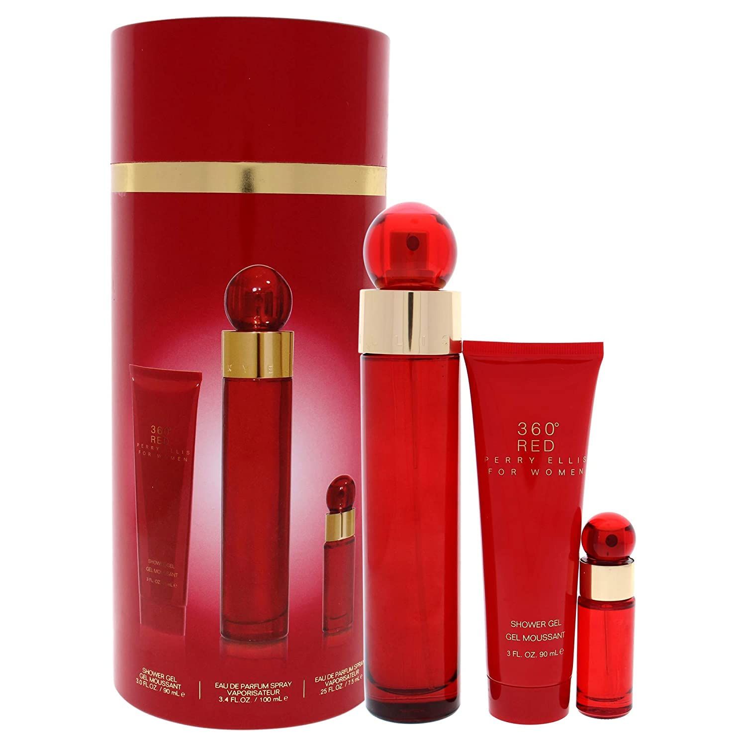 Perry Ellis 360 Red for Women Gift Set