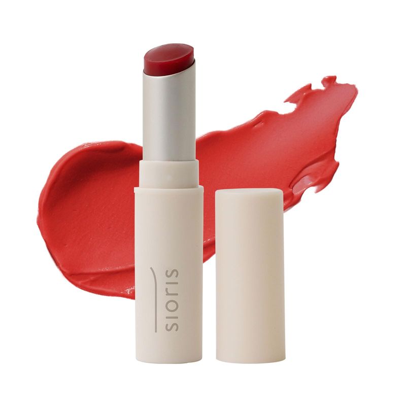 Lip Butter - Lipsafer Color Balm Reddish, Nourishing Lip Care with Cupuau Seed Oil Camellia Oil, Petrolatum-Free, Dye-Free, Fragrance-Free