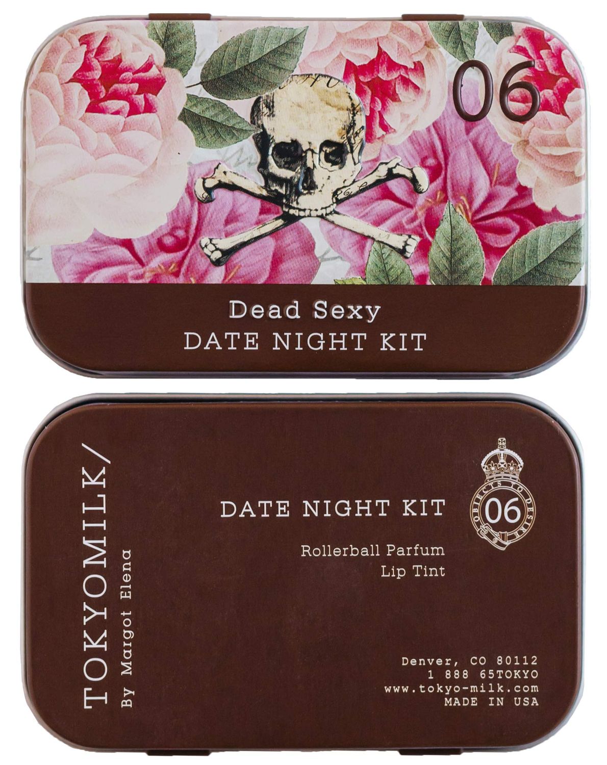 TokyoMilk Dead Sexy Date Night Kit Includes Citrus Rose Lip Tint and Dead Sexy Eau de Parfum Mini Rollerball