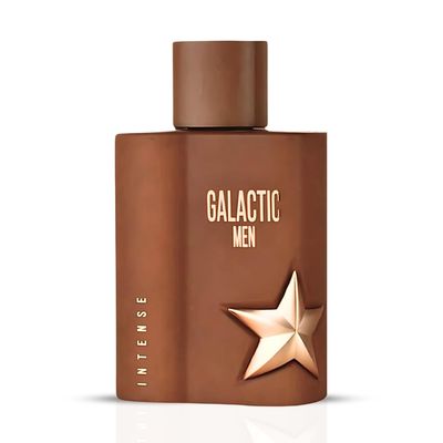 Maison Alhambra Galatic Men Intense Eau De Parfum Spray - 100Ml (3.4 oZ), Cozy Sweet Smoky Blend with Rich Vanilla, Cacao Resinous Warmth, Long-Lasting Fragrance for Men