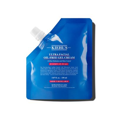 Kiehl&#39;s Ultra Facial Oil-Free Moisturizer, Shine-Reducing Gel Cream for Oily to Normal Skin, Hydrates Skin for 24 Hours, Visibly Minimizes Pores, Non-comedogenic, Fragrance-free - 5.07 fl oz