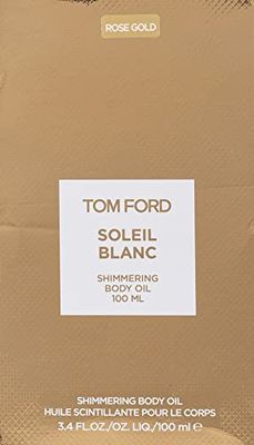 Tom Ford Soleil Blanc Rose Gold Shimmering Body Oil for Unisex, 3.4 Ounce