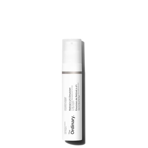 The Ordinary Retinal 0.2 Emulsion, High-Strength Retinoid Serum for Advanced Anti-Aging Support, 0.5 Fl Oz