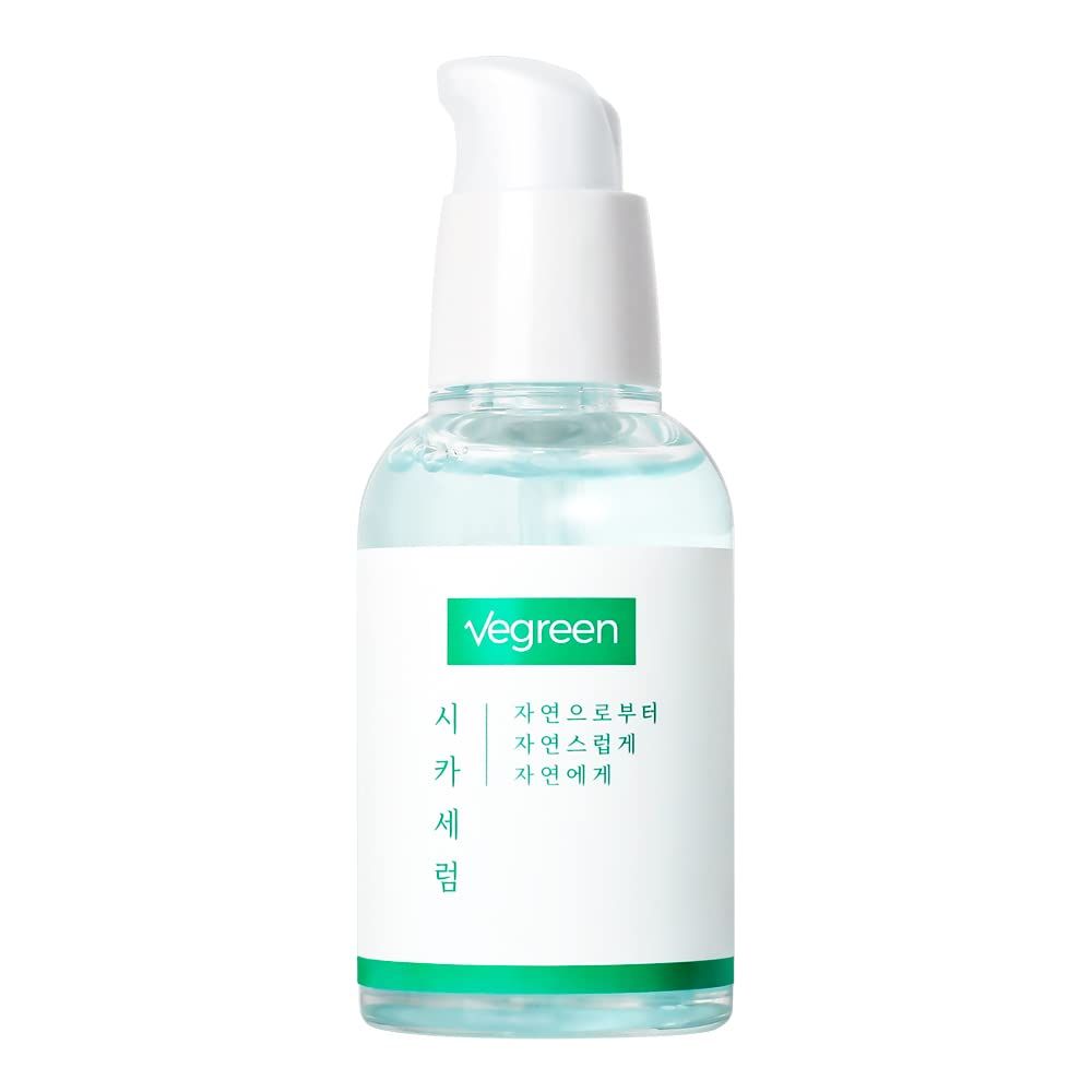 VEGREEN Fragrance-Free Cica Serum Centella Asiatica Enriched Face Serum for Women Men Alcohol-Free Centella Unscented Serum Face Moisturizer Hydrating Serum for All Skin Types 1.69 fl oz