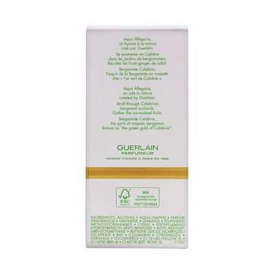 Guerlain Aqua Allegoria Bergamote Calabria Eau De Toilette Spray Unisex 4.2 Ounce