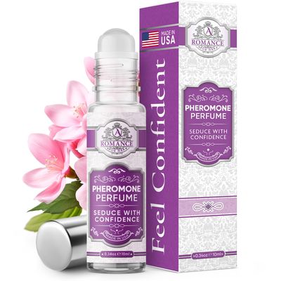 Long Lasting Pheromones Perfumes for Women - Enhanced Scents Pheromone Perfume for Her - Oil Roll-On Perfume - Subtle, Alluring Cologne for Women - 0.34 oz (10 mL)