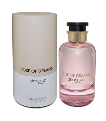 Zimaya Rose of Dreams Pour Femme Eau de Parfum, 3.4 Fl. Oz