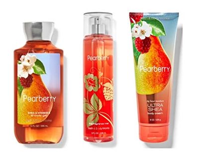 Bath and Body Works - Pearberry - 3 pc Bundle - Retired Fragrance