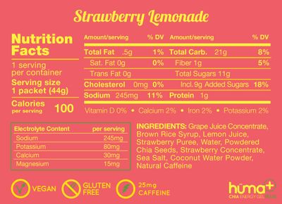 Huma Plus (Double Electrolytes) Chia Energy Gel, Variety Pack - Stomach Friendly, Real Food Energy Gels (6 Original and 6 Plus Gels)