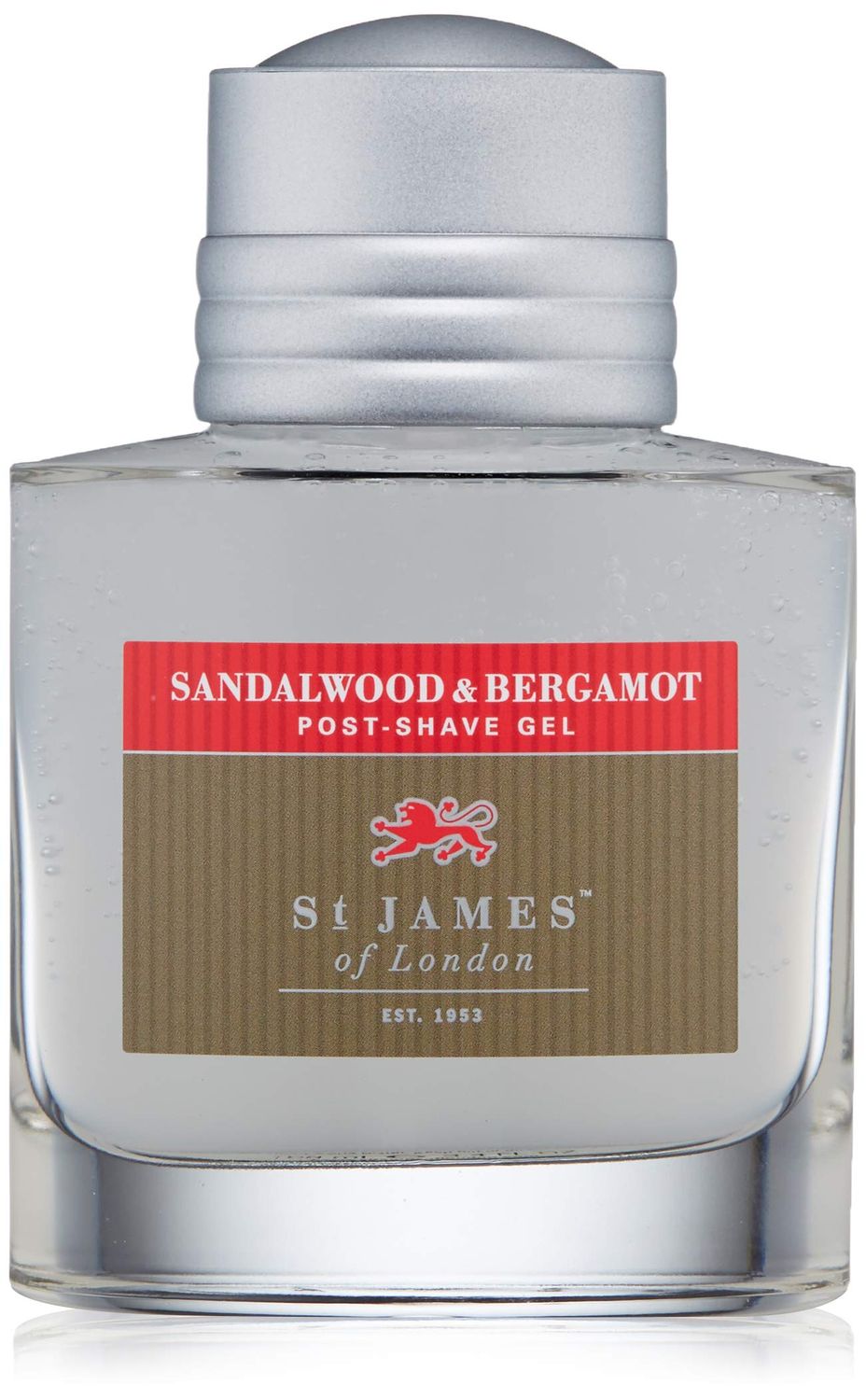St James of London Sandalwood Bergamot Post Shave Gel, 3.4 Fl Oz