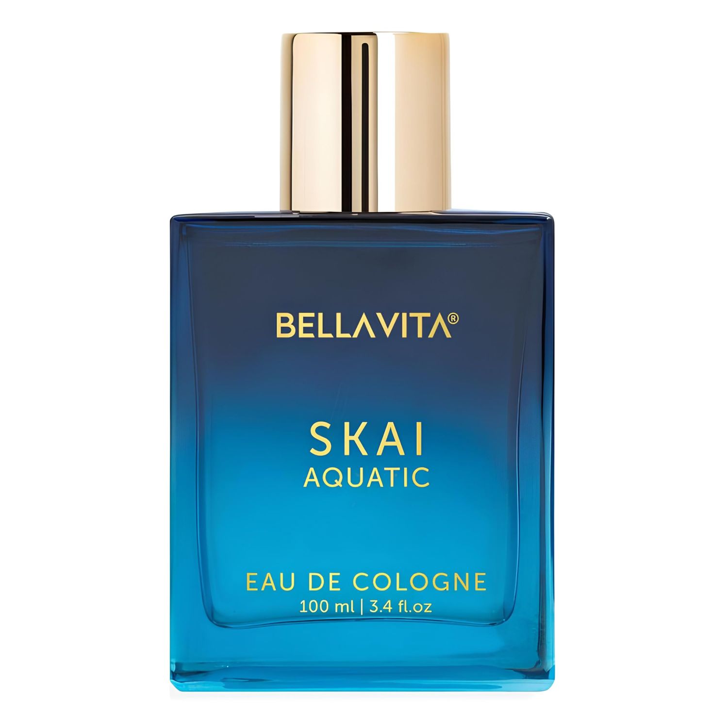 BellaVita Luxury SKAI Aquatic Unisex Cologne (3.48 fl.oz) Gift Unisex Fresh Cologne Perfume Long-Lasting Body Mist with Bergamot Pink Pepper Clean, Natural Cruelty-Free Vanilla Perfume