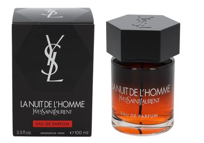 Yves Saint Laurent La Nuit De Lhomme Eau De Parfum Spray For Men (New 2019 Launch), 3.3 Ounce