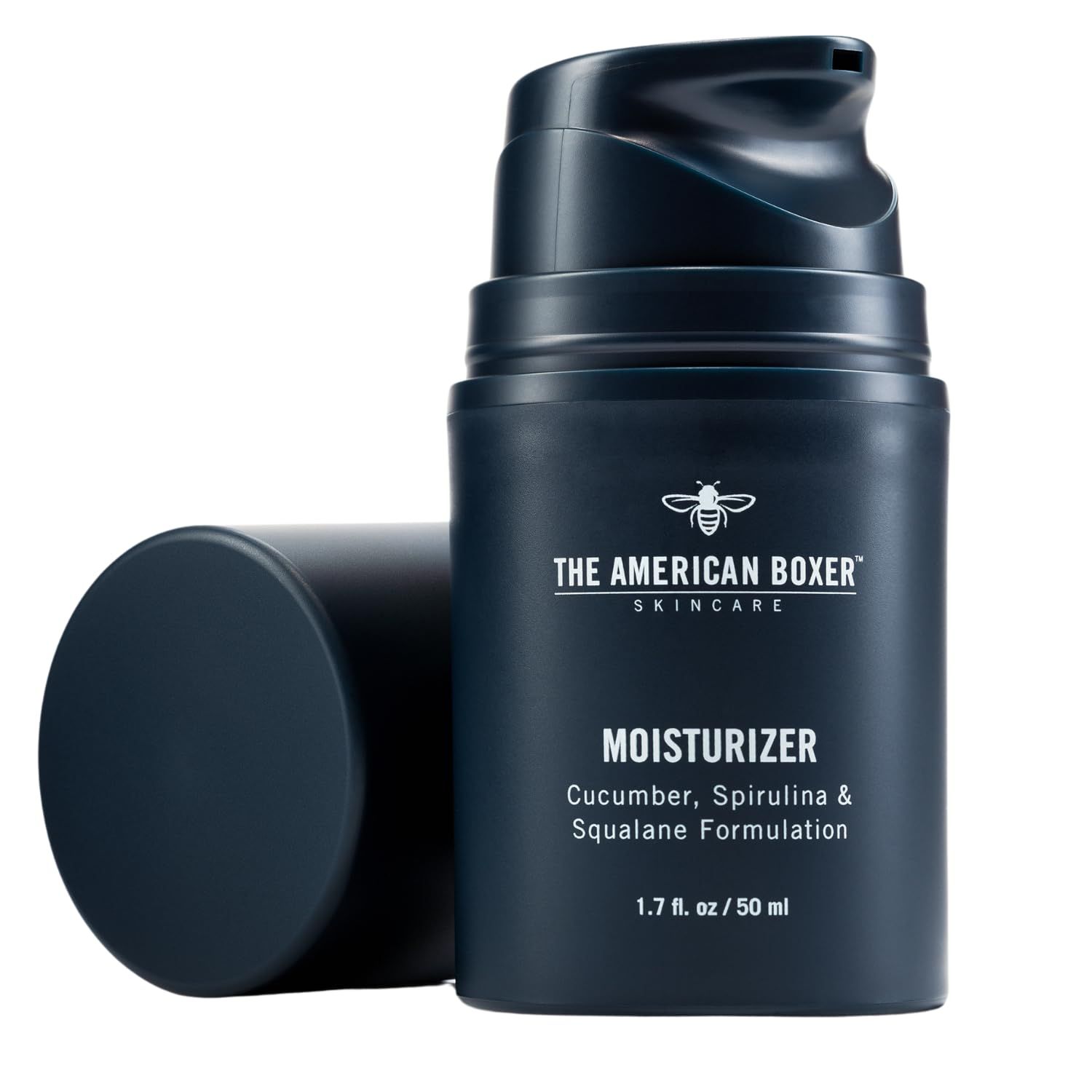 THE AMERICAN BOXER Mens Face Moisturizer, Face Moisturizer for Men, Hydrates Dry Skin, Irritation, Redness - Supports Anti Aging Anti Wrinkle, Fragrance Free, No Sticking - No Strong Odor