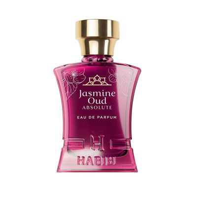 H HABIBI Jasmine Oud Absolute Arabian Oud Perfume for Women, Floral Long-Lasting Cologne For Women - Eau de Parfum (2.5 Oz) Oud Woody Musk Perfume With Notes of Leather, Violet, Rose, Tonka Bean