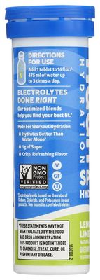 Nuun Active LemonLime Electrolyte Enhanced Drink Tablets(6-Pack of 10 Tablets)6