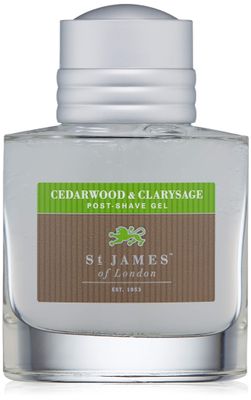 St James of London Cedarwood Clarysage Post Shave Gel, 3.4 Fl Oz