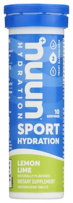 Nuun Active LemonLime Electrolyte Enhanced Drink Tablets(6-Pack of 10 Tablets)6