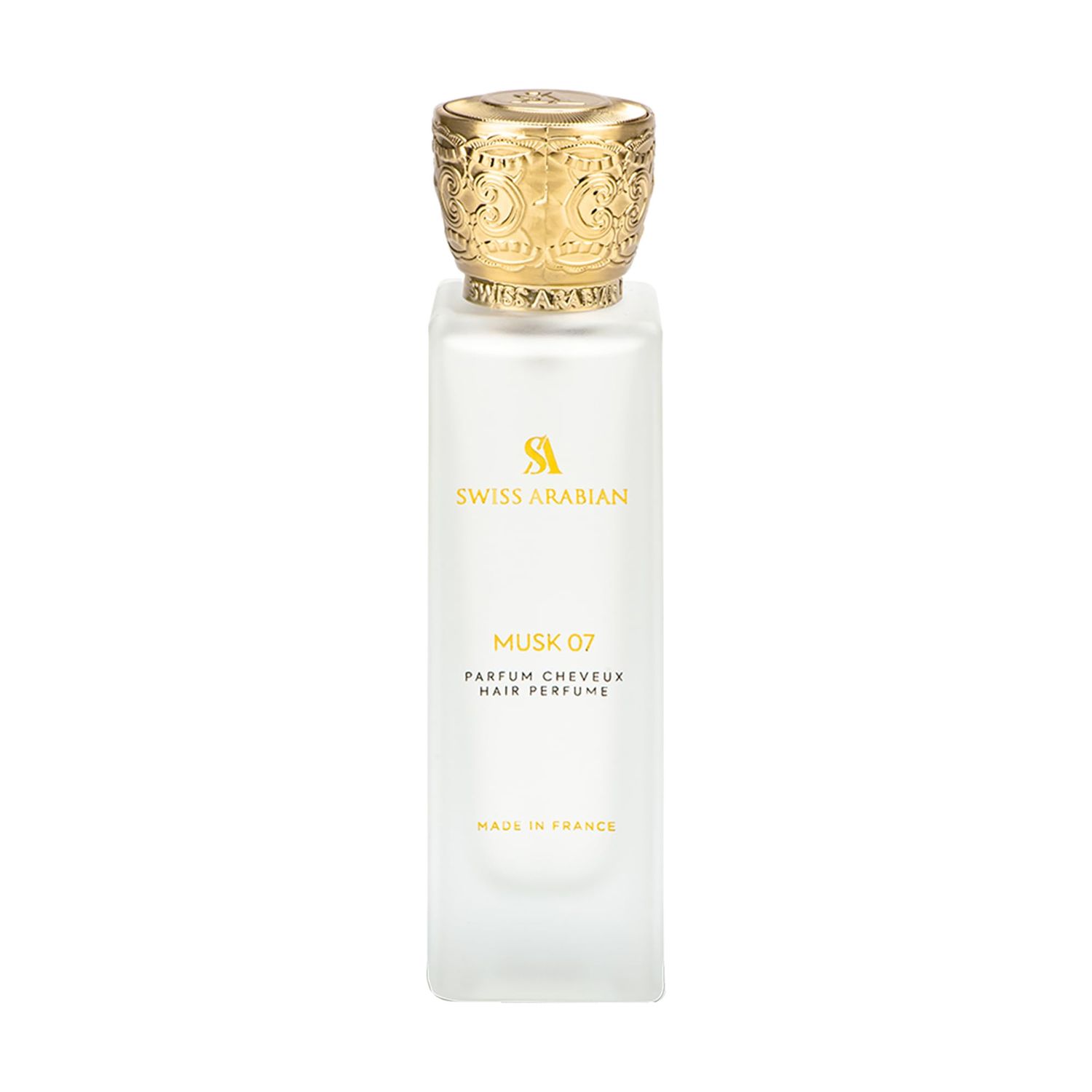 Swiss Arabian Musk 07 Hair Perfume for Women - Long Lasting Arabian Perfume for Women - Warm Amber, Rose, Vanilla Perfume for Hair - 1.7 oz
