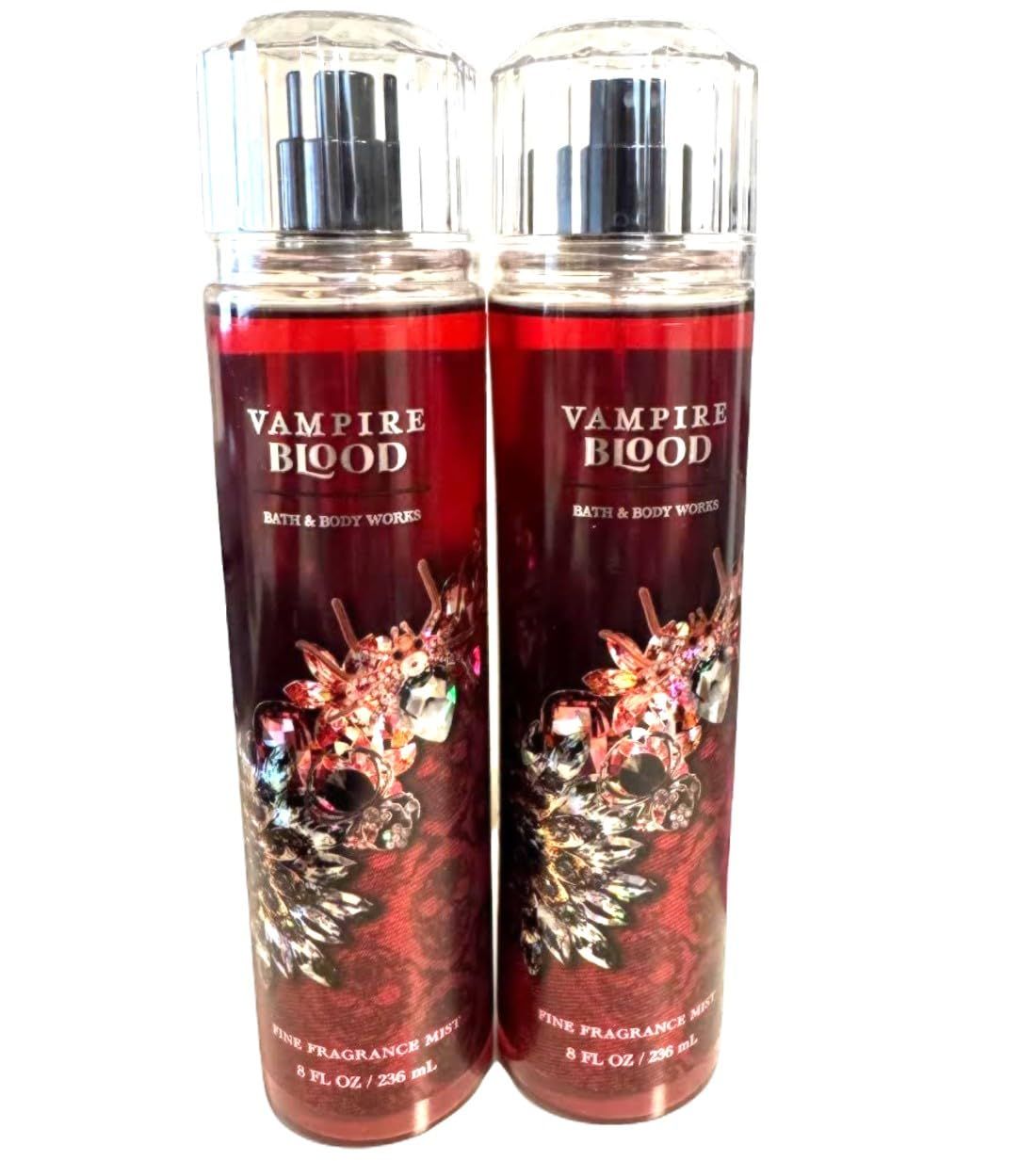 Bath Body Works Fine Fragrance Mists, Set of 2, 8oz Each Bottle (Vampire Blood)