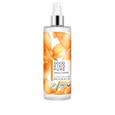 Good Kind Pure Vanilla Ginger Body Mist Spray - Energizing, Gourmand Fragrance - A blend of Casablanca Lily Warm Vanilla - Clean, Vegan, Long-Lasting Formula - 8.4 Fl Oz