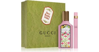 Gucci Flora Gorgeous Gardenia Gift Set for Women Eau de Parfum Spray 3.3 Ounce Travel spray EDP 0.33 Oz