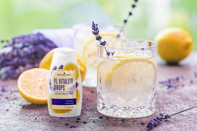 Young Living YL Vitality Drops - Lavender Lemonade Flavor - Sugar-Free Natural Hydration - with Electrolytes - Refreshing Water Enhancer - 1.62 fl. oz.