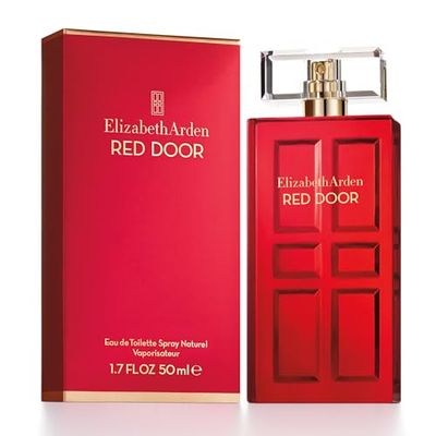 Elizabeth Arden Red Door Eau de Parfum Women&#39;s Perfume Spray, Floral Scented with Notes of Freesia, Roses, and Orchids, Sensual Fragrance