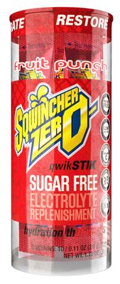 Sqwincher Zero Qwik Stik Sugar Free, 4 Flavor Variety Pack, .11 oz (Pack of 200)