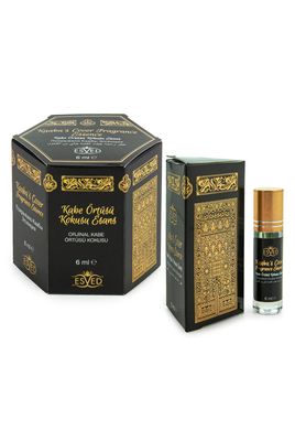ihvan online, 6 Pack 36 mL - 1.21 Oz Roll On Perfumes Oils, Non Alcoholic Musk Perfume, Arabic Scents, Soft Perfumery Pill for Body, Long Lasting Fragrance for Women Men, Kaaba Cover