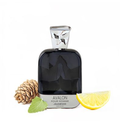 Jean Rish Avalon Eau De Toilette - Perfume for Men (3.4 Fl Oz 100ml) with Bergamot, Lemon Woody Notes - Long Lasting and Luxury Fragrance