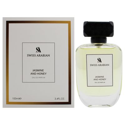 Swiss Arabian Jasmine and Honey - Arabian Perfume for Women - Long Lasting Perfume for Women - Women&#39;s Perfume - White Floral, Honey Scent - 3.4 oz