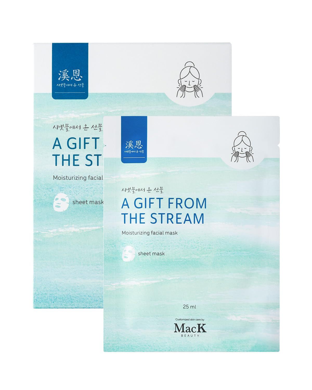 Korean beauty face sheet mask(10 pack) Only EWG green level ingredients Non-GMO Cruelty free No Artificial Fragrance Intense Hydration Panthenol Sodium Hyaluronate 25ml(0.85 Fl Oz) MACKBEAUTY
