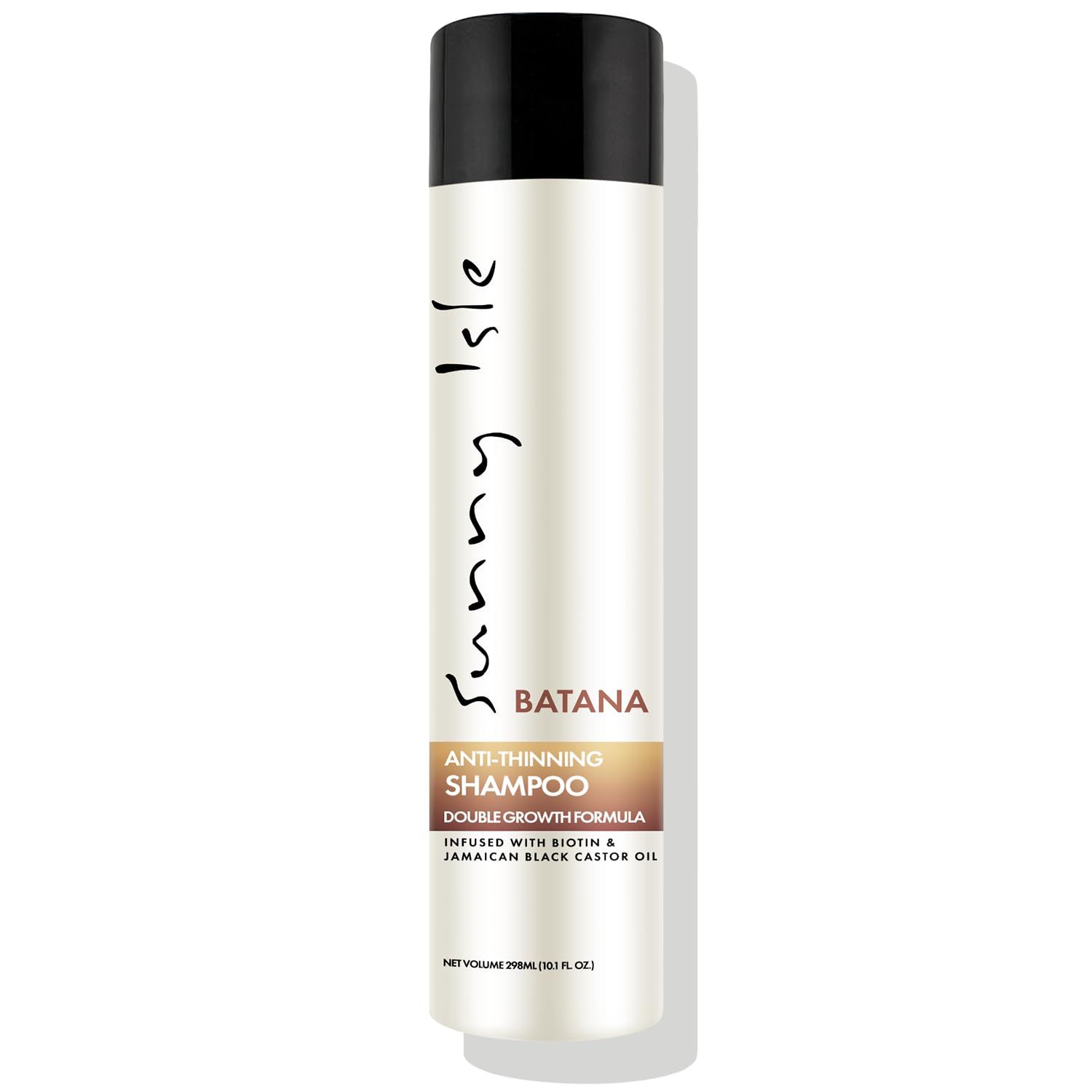 Sunny Isle Batana Anti-Thinning Shampoo 10.1oz Infused with Biotin and Jamaican Black Castor Oil Double Growth Formula