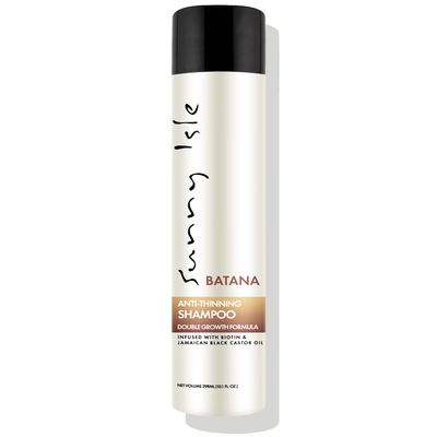 Sunny Isle Batana Anti-Thinning Shampoo 10.1oz Infused with Biotin and Jamaican Black Castor Oil Double Growth Formula