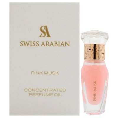Swiss Arabian Pink Musk For Unisex - Luxury Products From Dubai - Long Lasting Personal Perfume Oil - A Seductive, Exceptionally Made, Signature Fragrance - The Luxurious Scent Of Arabia - 0.4 Oz