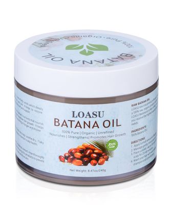 Dr Sebi Organic Batana Oil for Hair Growth - 100 Pure, Unrefined and Raw, Repairing Damaged Hair and Split Ends, Suitable for Men Women, 8.43 oz.