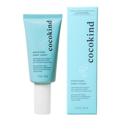 Cocokind Electrolyte Water Cream Lightweight Water Gel Moisturizer Balanced Hydrating Day Cream for All Skin Types 1.7 Fl Oz