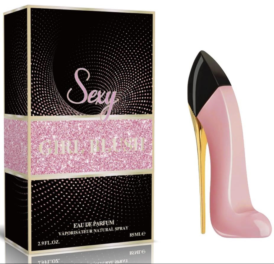 Okian Sexy Girl High Heel Perfume for Women, Good Girl Blush Imitation Eau de Parfum 2.9Oz