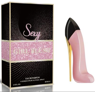 Okian Sexy Girl High Heel Perfume for Women, Good Girl Blush Imitation Eau de Parfum 2.9Oz