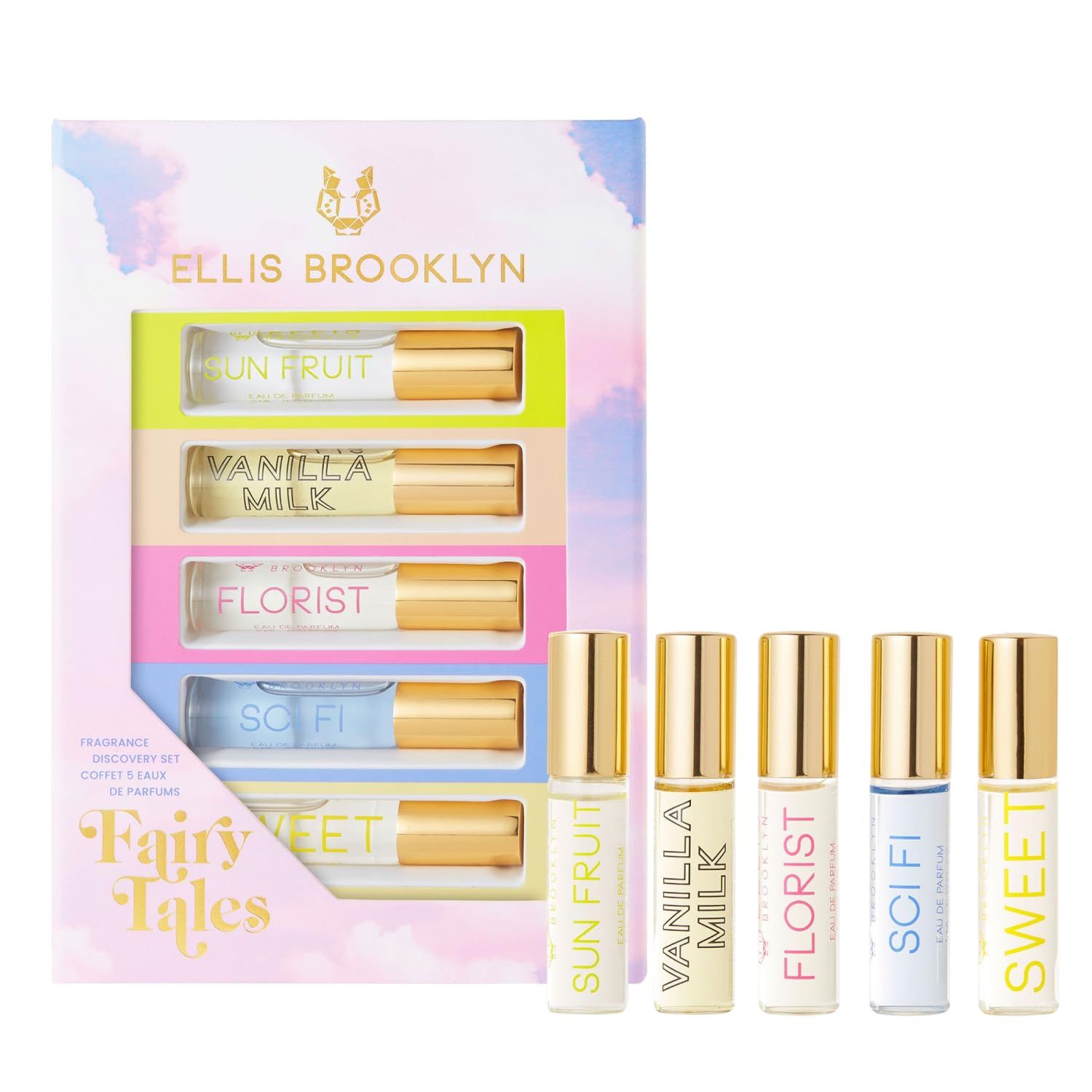 Ellis Brooklyn FAIRY TALES Eau De Parfum for Women - Rollerball Gift Set Perfumes, Gift Sets for Women, Clean Perfume, Long Lasting Perfume