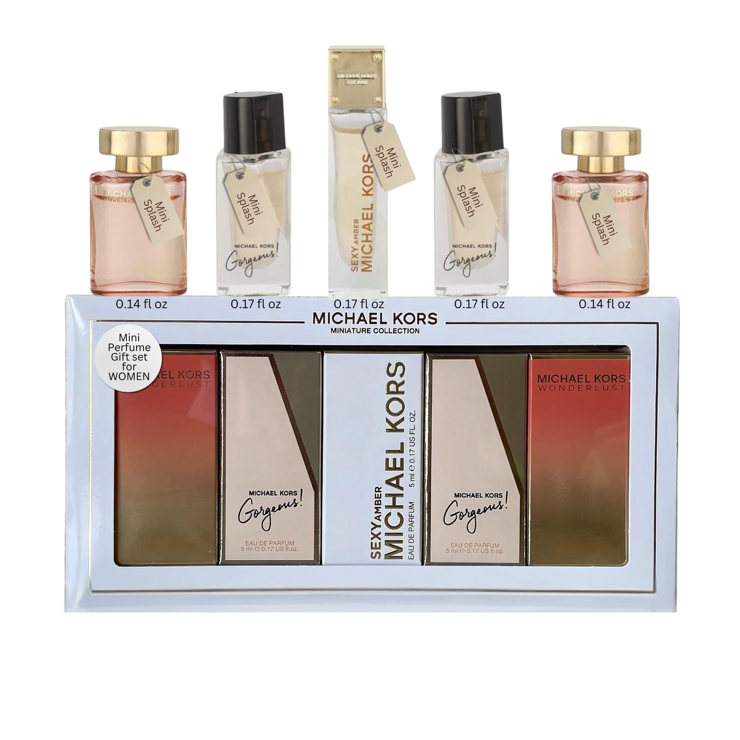 Michael Kors Perfume for Women Mini Gift Set Variety Splashes