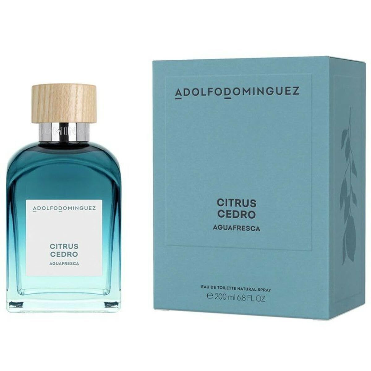 Adolfo Dominguez Agua Fresca Citrus Cedro Eau de Toilette 200 ml 6.8 Fl Oz