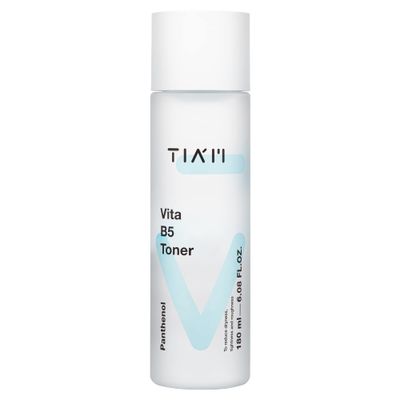 TIAM Vita B5 Toner, Deep Hydrating, Low pH Toner for Dry Sensitive Skin 6.1 fl oz, Panthenol, Alcohol Free, Fragrance Free, Korean Skin Care