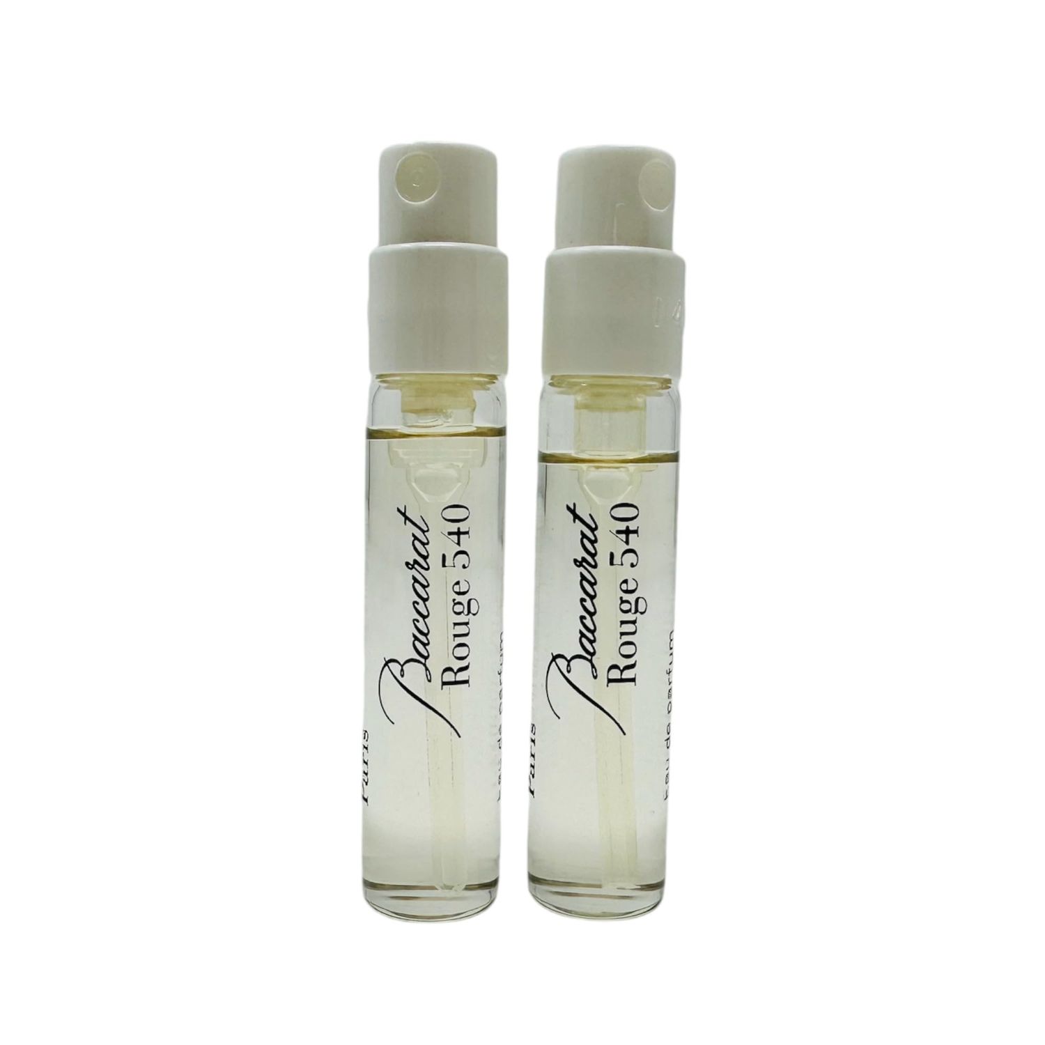 In1mart 2 B.accarat R.ouge 540 Eau De Parfum Spray Sample Vial 0.06 fl.oz 2ml each