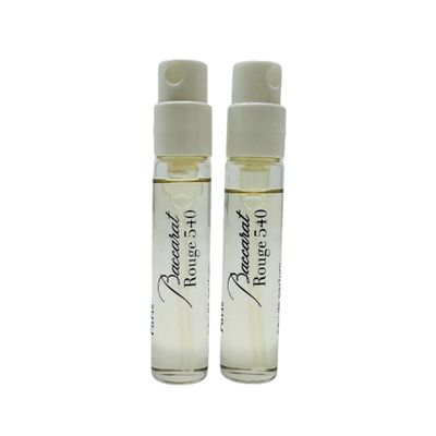 In1mart 2 B.accarat R.ouge 540 Eau De Parfum Spray Sample Vial 0.06 fl.oz 2ml each