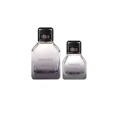 TUMI AWAKEN 0800 GMT Gift Set - Refreshing Cologne for Men with Woody Fragrance Notes - 6.7 oz 1.0 oz Eau de Parfum