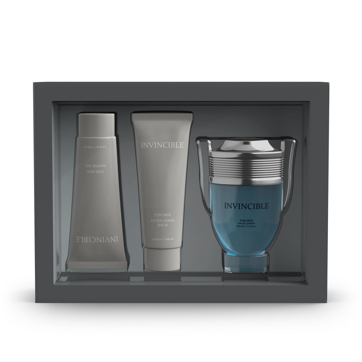 Sandora Fragrances Mens Gift Set - Cologne For Men - Fresh, Masculine, Invigorating, Unique - Grapefruit, Marine Accord, Bay Leaf, Ambergris - (3.4 fl oz 100 ml each)