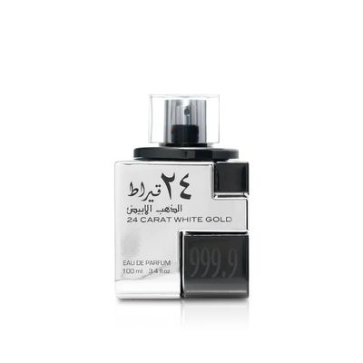 Lattafa 24 Carat White Gold for Men - 3.4 oz EDP Spray